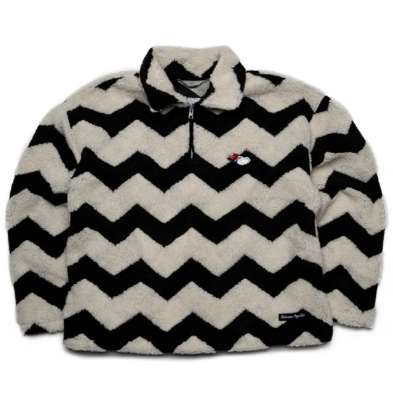 Billionaire Boys Club Brambleton Pullover - Black Thick Cable Knit