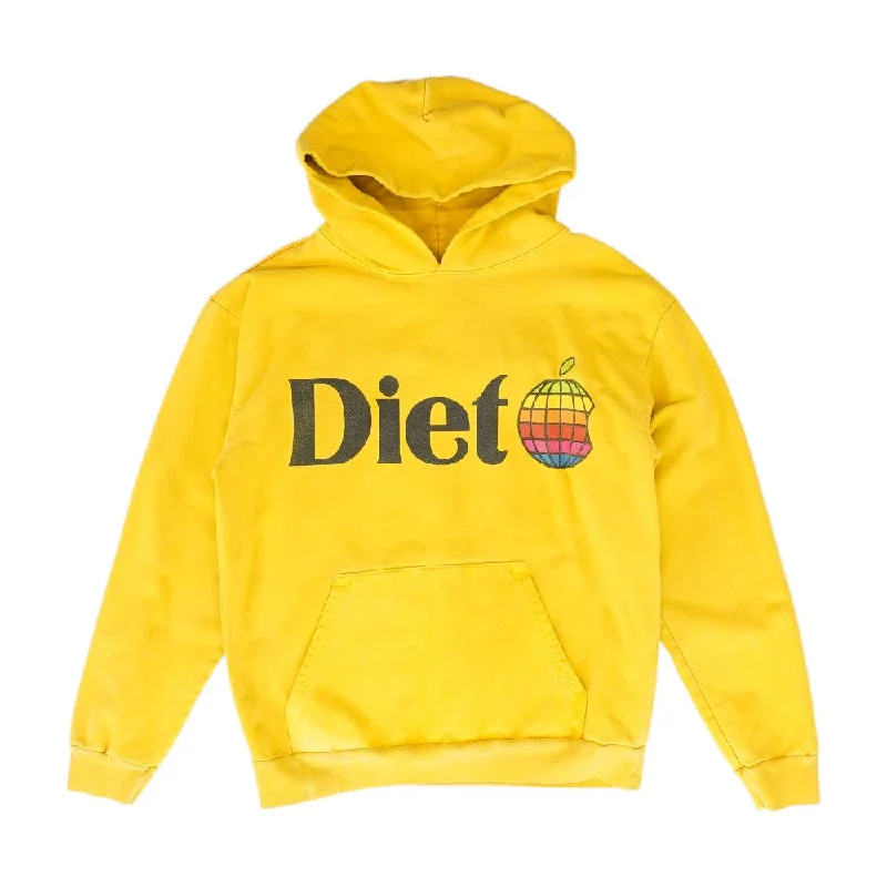 Yellow Solid Active Pullover Peter Pan Collar