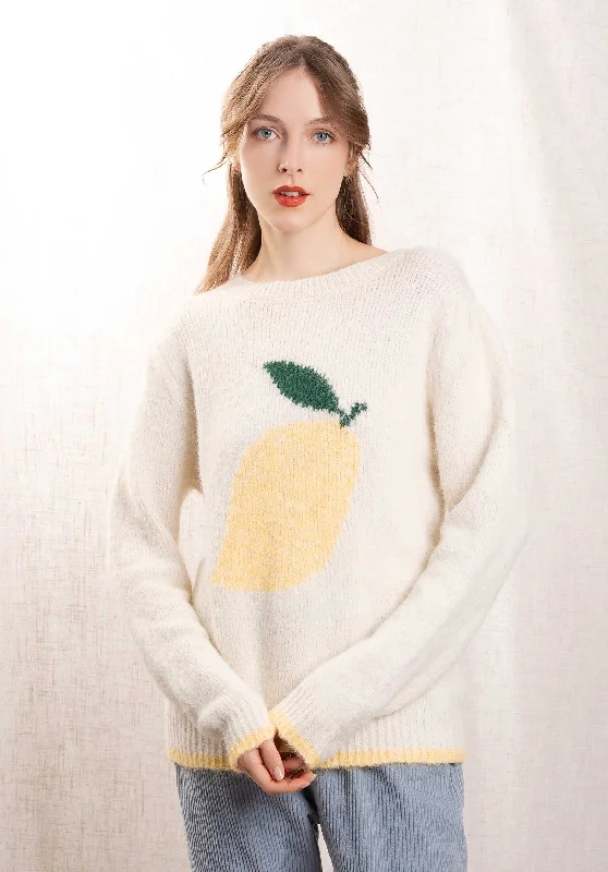 Pullover Yp1512 Beige Oversized Cozy Pullover