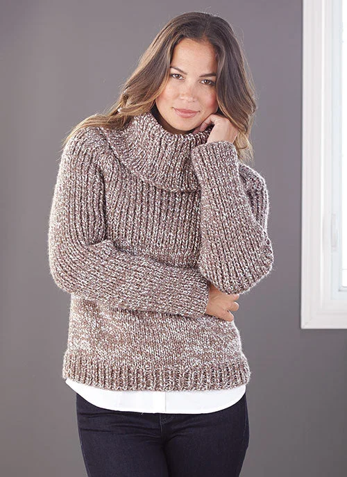 Raglan Pullover Besom Neck Pullover