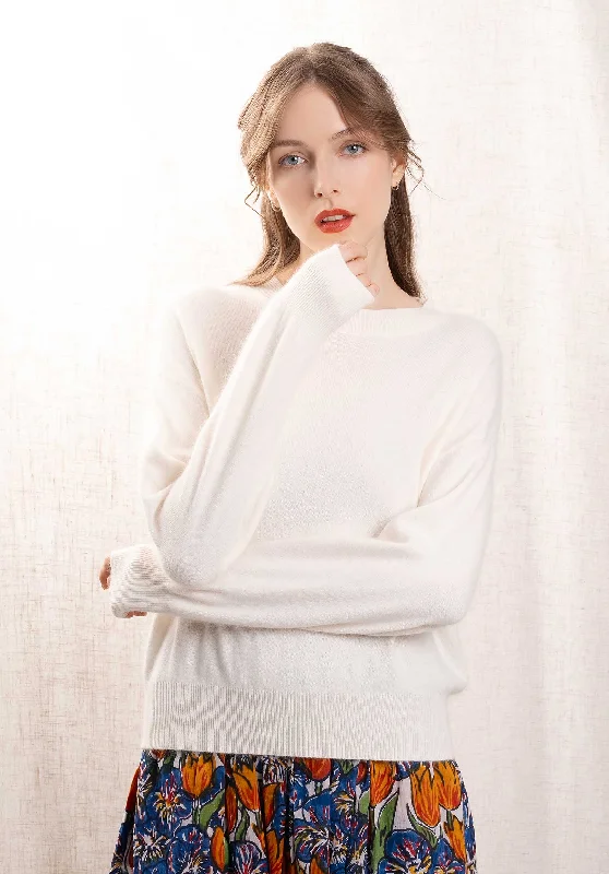 Pullover 2302 White Sarouel Sleeve Pullover