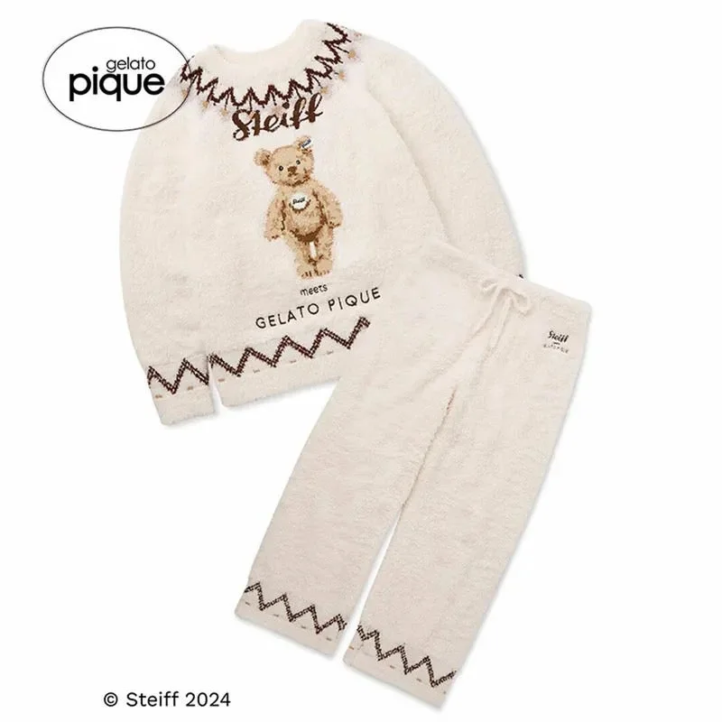 [Steiff] Mens Gelato Pullover & Long Pants Set Sabrina Neck Pullover