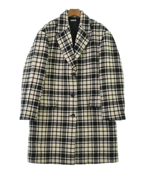 Miu Miu Chesterfield coats Faux Fur Real Fur Shearling