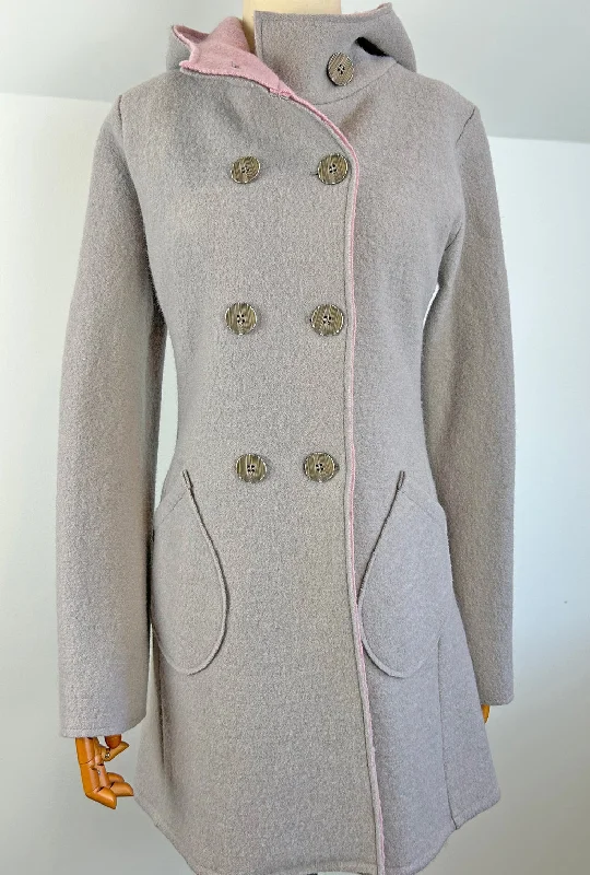 CAR COAT · concrete Appliqued Beaded Sequined