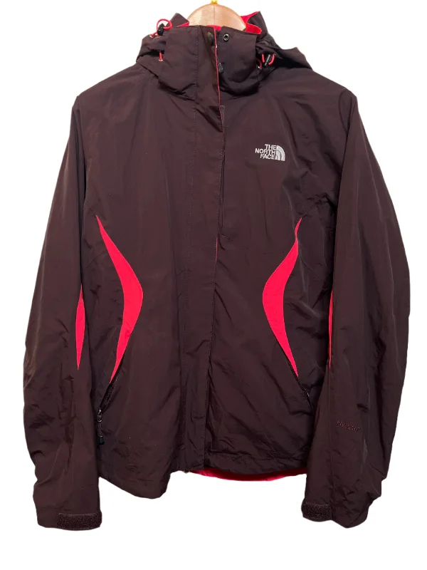 The North Face Women's Black Rain Coat (Size M) Front Pockets Side Pockets Patch Pockets